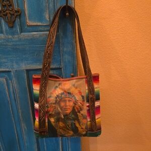 Totem Salvaged Vintage Serape Tote